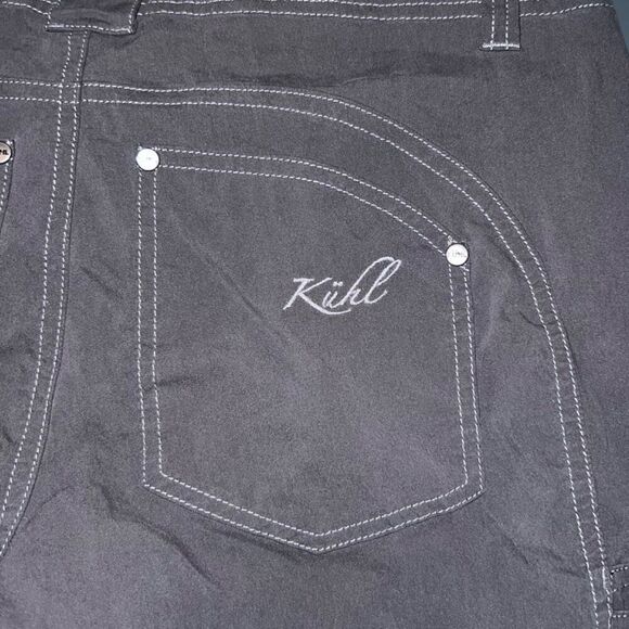 Kühl Women’s Gray Free Range Cargo Hiking Shorts Size 6 A2 - Picture 3 of 6